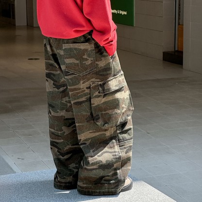 Toddler Boy Camouflage Worker Pants - image 4