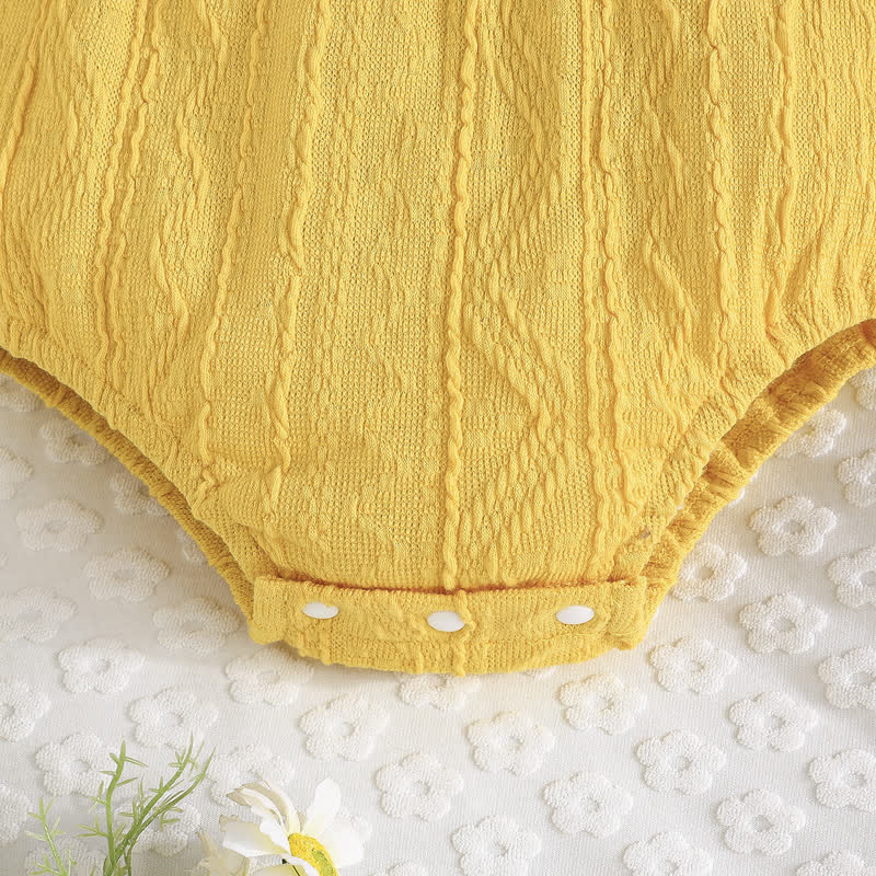 Baby Flower Bodysuit Headband Socks - image 8