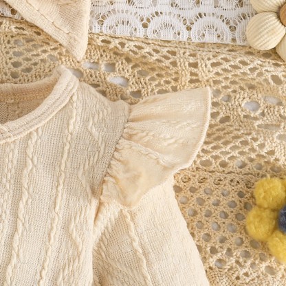 Baby Flower Bodysuit Headband Socks - image 22