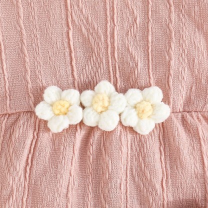 Baby Flower Bodysuit Headband Socks - image 15