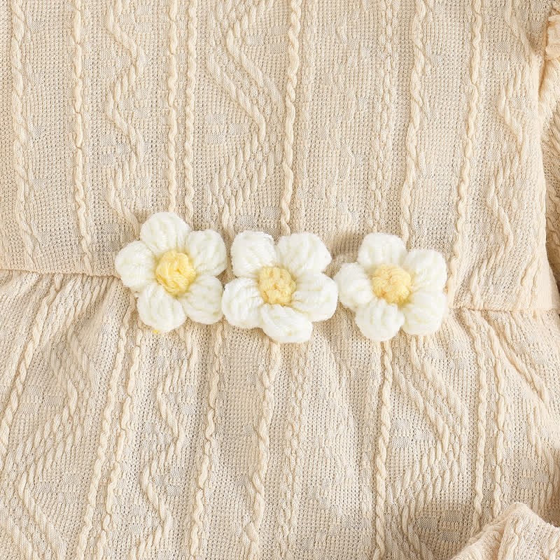 Baby Flower Bodysuit Headband Socks - image 28