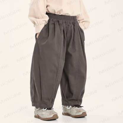 Toddler Boy Solid Color Loose Jogger Pants - Grey - 10Y - image 1