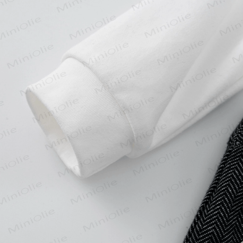 Baby Boy Bear Fake Two Pieces Lapel  Romper - image 6