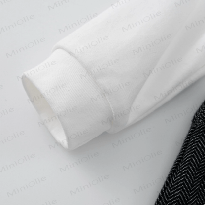 Baby Boy Bear Fake Two Pieces Lapel  Romper - image 6