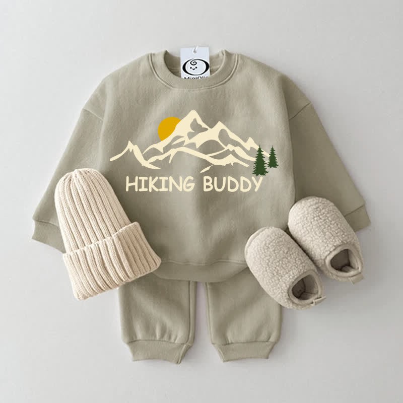 HIKING BUDDY Baby Grey Green 2-piece Set - Grey Green - 2-3T - image 1