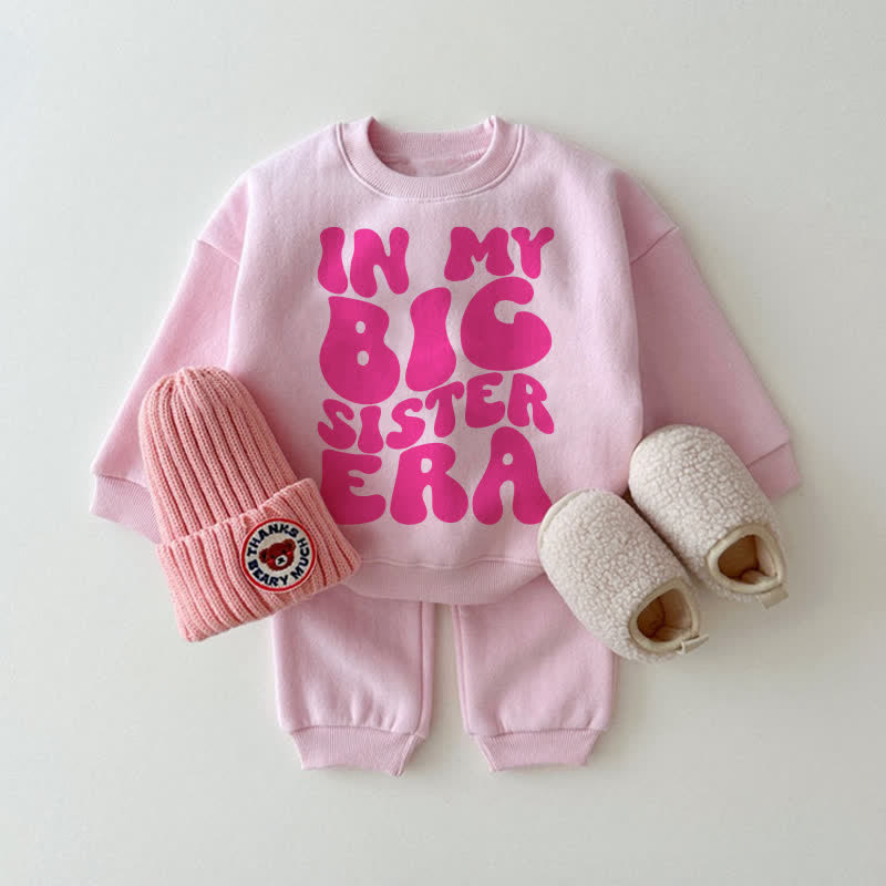 IN MY BIG SISTER ERA Baby Pink 2-piece Set - Pink - 2-3T - image 1