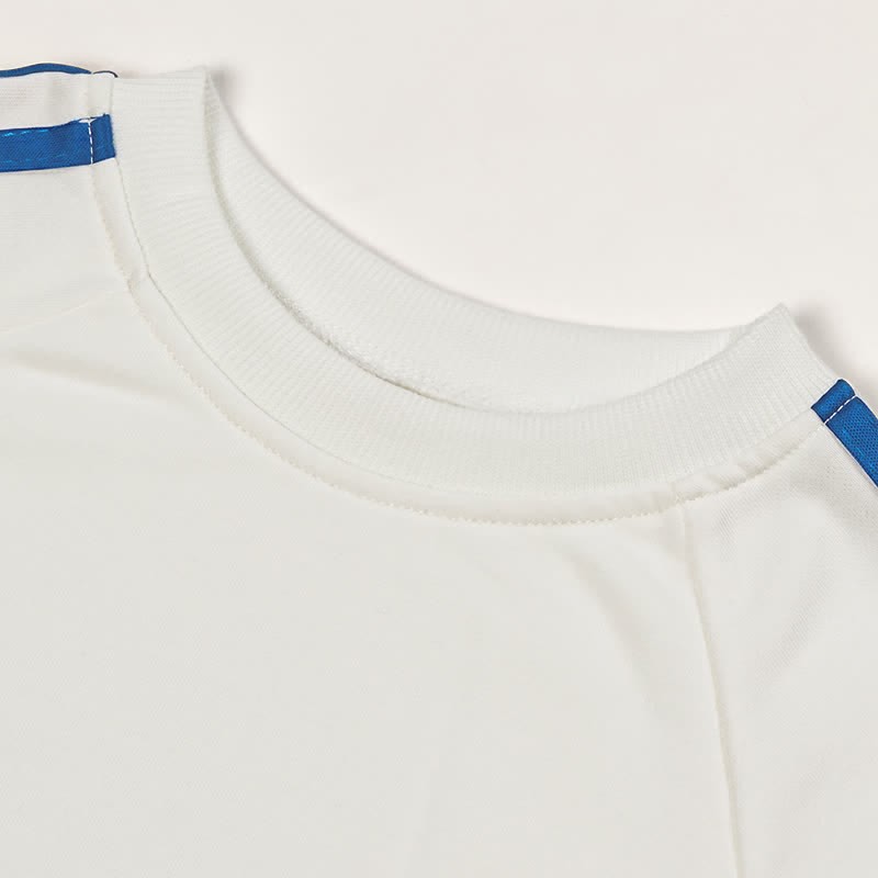 AL DENTE Baby Toddler Pasta Blue Striped 2-piece Set - image 3