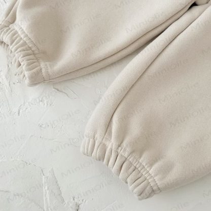 Baby Girls Beige 2-piece Fleece Set - image 9