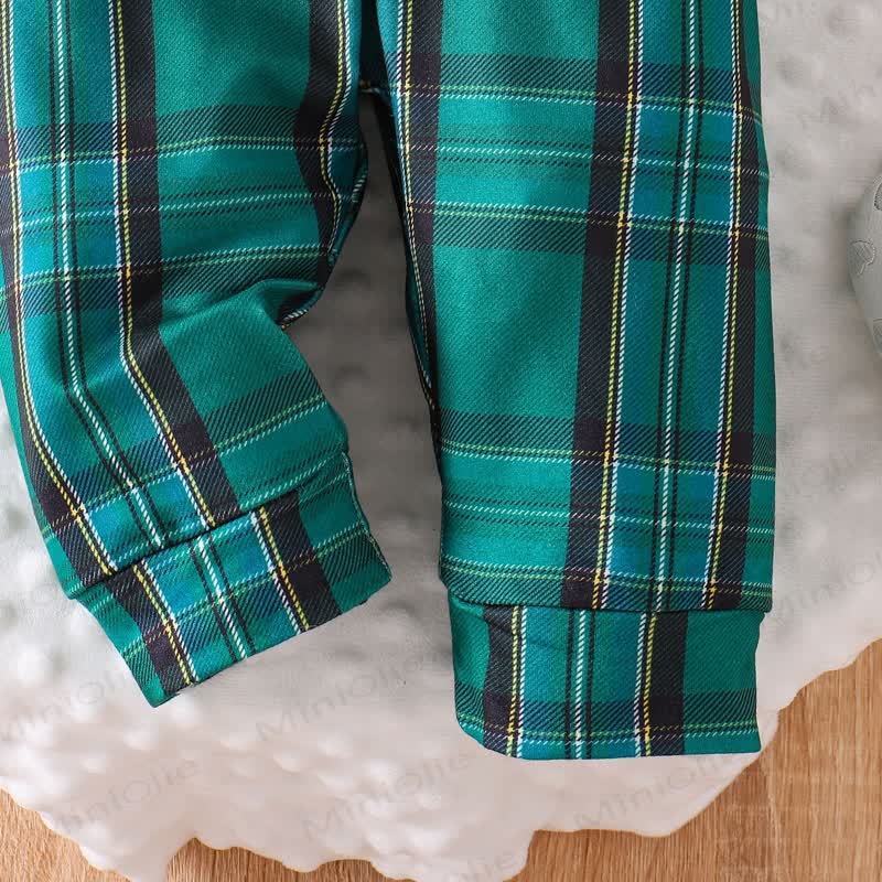 MY 1ST CHRISTMAS Baby Plaid 2-Piece Set with Hat - image 22