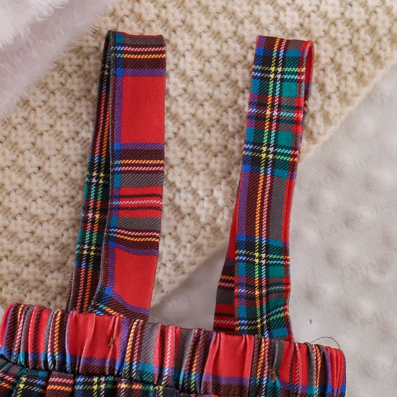 MY 1ST CHRISTMAS Baby Plaid 2-Piece Set with Hat - image 29