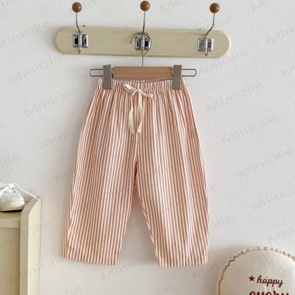 Baby Toddler Striped Bow Pants - Yellow - 5-6T - image 5
