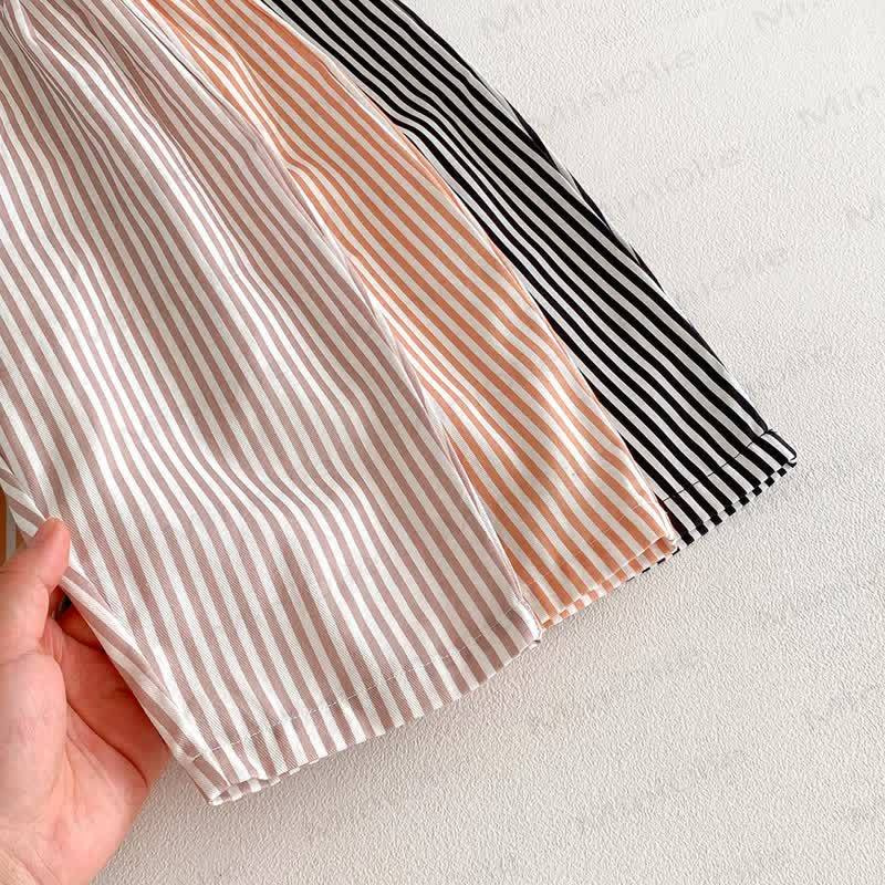 Baby Toddler Striped Bow Pants - image 9