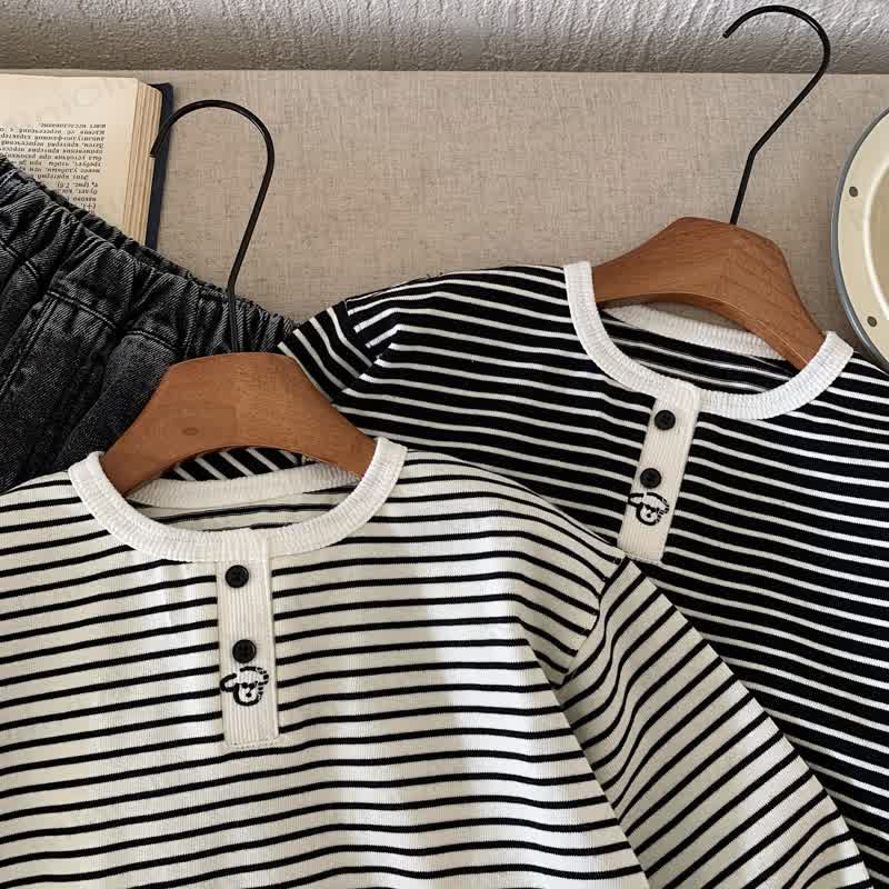  Baby Toddler Striped Crew Neck T-shirt - image 2