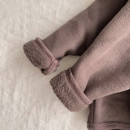 Baby Solid Color Harem 2-piece Set - image 6