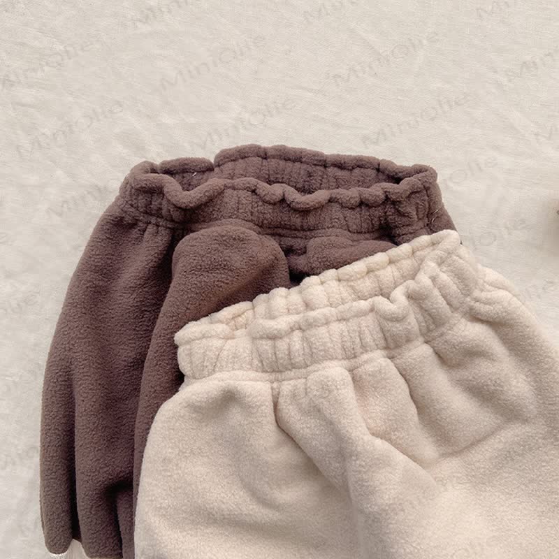 Baby Solid Color Harem 2-piece Set - image 9