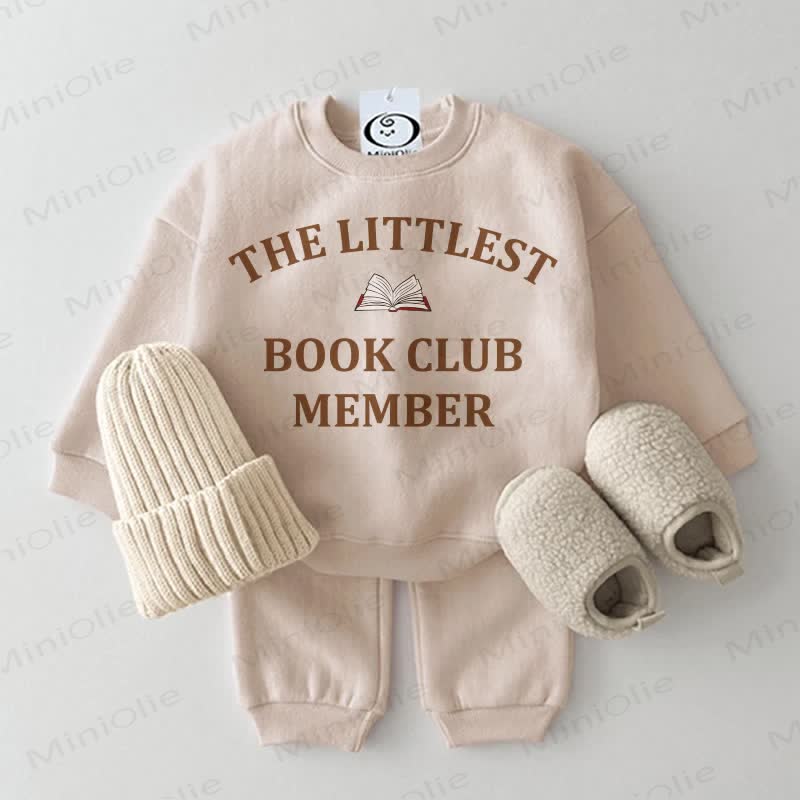 THE LITTLEST BOOK CLUB MEMBER Baby Beige 2-piece Set - Beige - 2-3T - image 1