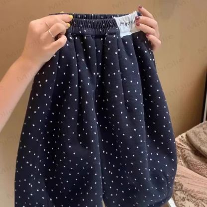 Baby Toddler Dot Fleece Lined Pants - image 4