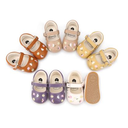 Baby Flower Embroidered Shoes - image 2