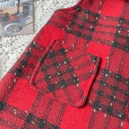 Toddler Girl Bow Plaid Sleeveless Dress & Grey Outerwear - image 18