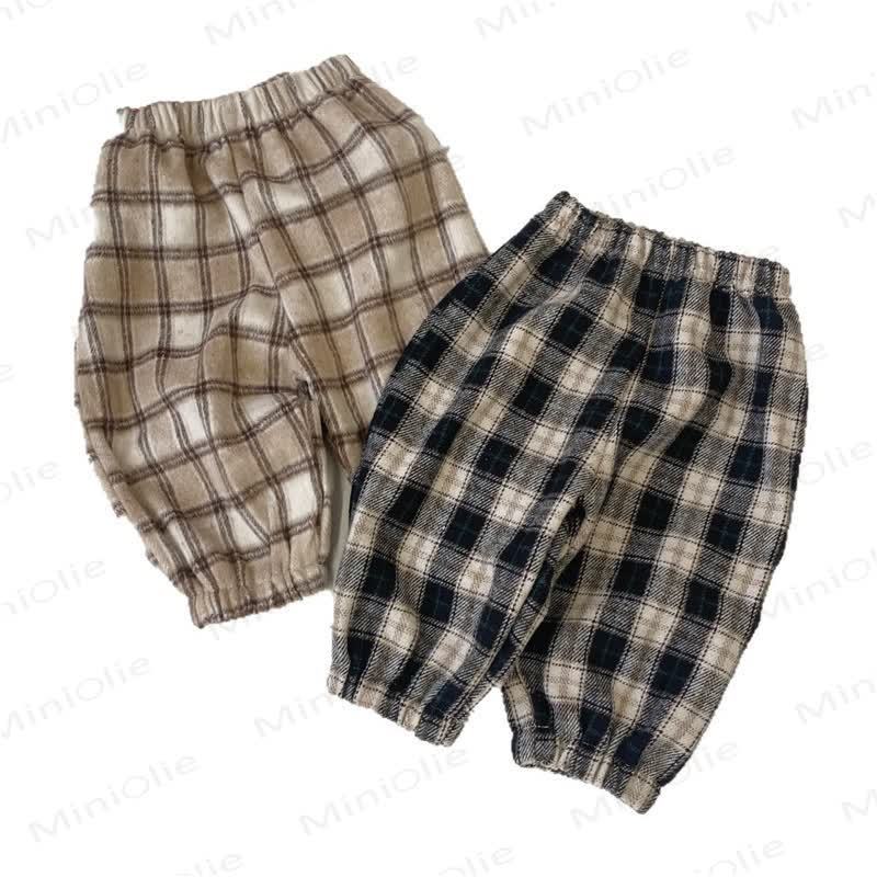 Baby Toddler Plaid Jogger Pants - image 1