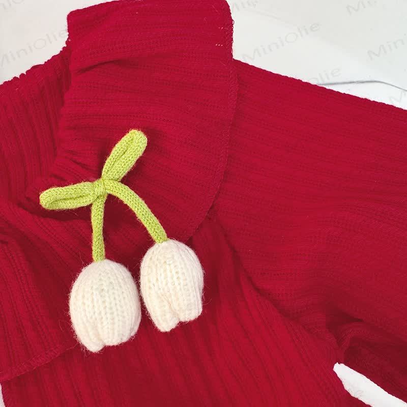 Baby Toddler Girl Tulip Dot Mesh Dress - image 6