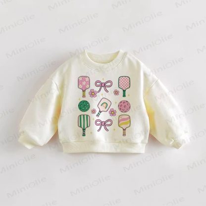 Baby Toddler Pickleball Cream Sweatshirt - Cream - 3-5T - image 1