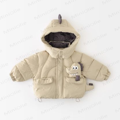 Baby Cartoon Dinosaur Hoodie Outerwear - image 2