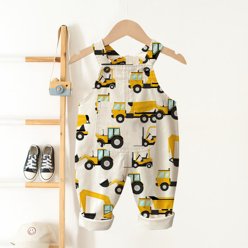 Baby Excavator Beige Overalls - Beige - 3-5T - image 1