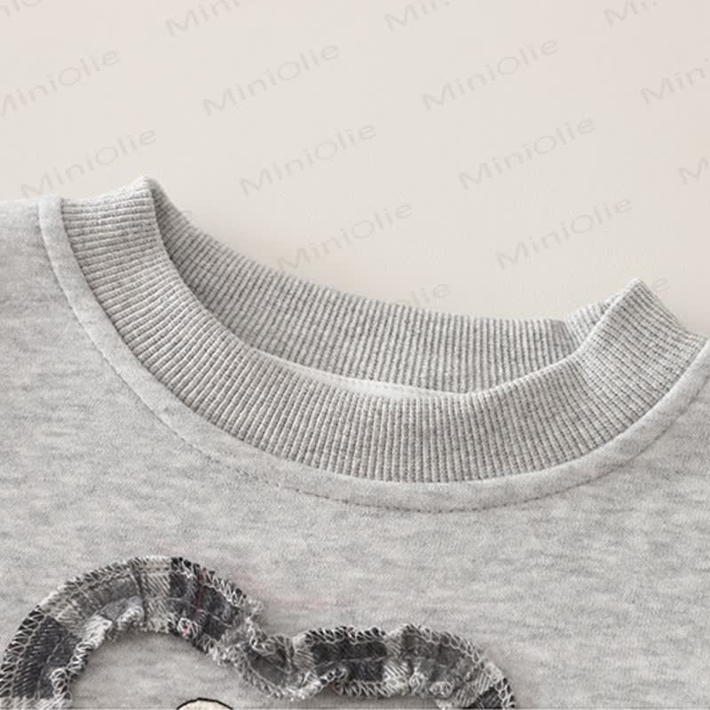 Baby Toddler Girl Love Cherry Plaid 2-piece Set - image 5