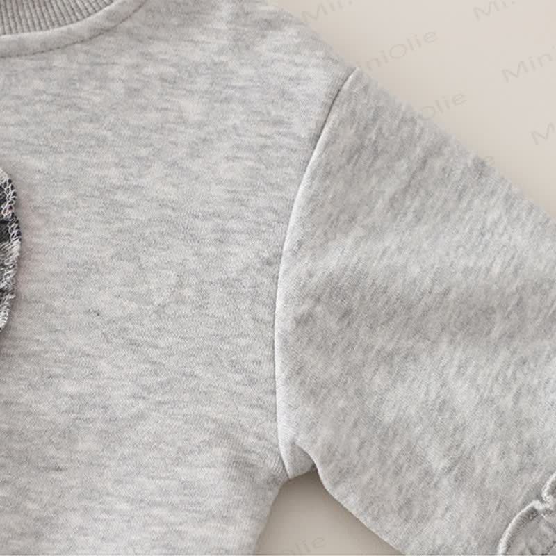 Baby Toddler Girl Love Cherry Plaid 2-piece Set - image 7