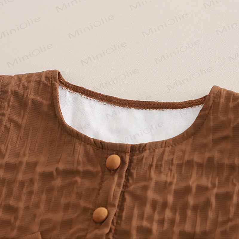 Baby Toddler Girl Bow Solid Color 3-piece Set - image 6