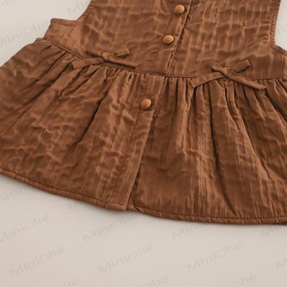 Baby Toddler Girl Bow Solid Color 3-piece Set - image 9