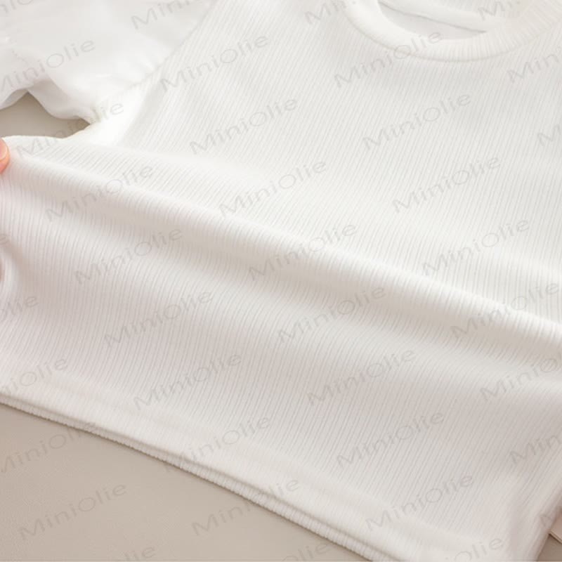 Baby Toddler Girl Bow Solid Color 3-piece Set - image 16