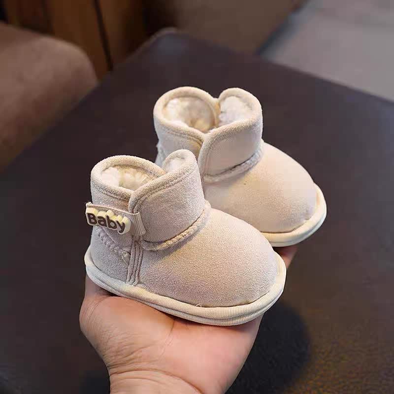 BABY Fleece Lined Booties - Beige - 10-15M - image 4