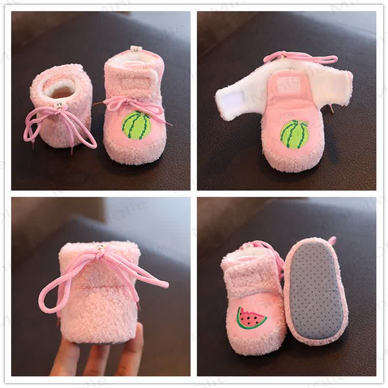 Baby Fruit Fleece Lined Booties - image 5