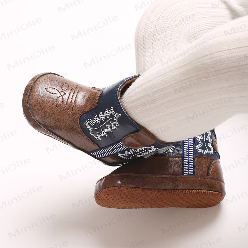 Baby Leaves Embroidered Boots - image 9