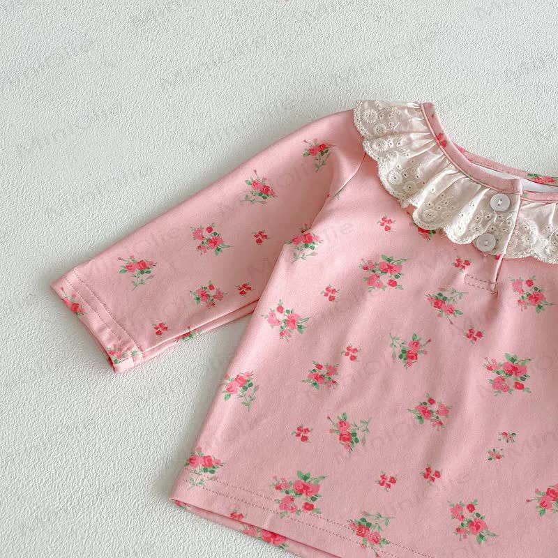 Baby Girl Flower 2-piece Lace Set - image 6