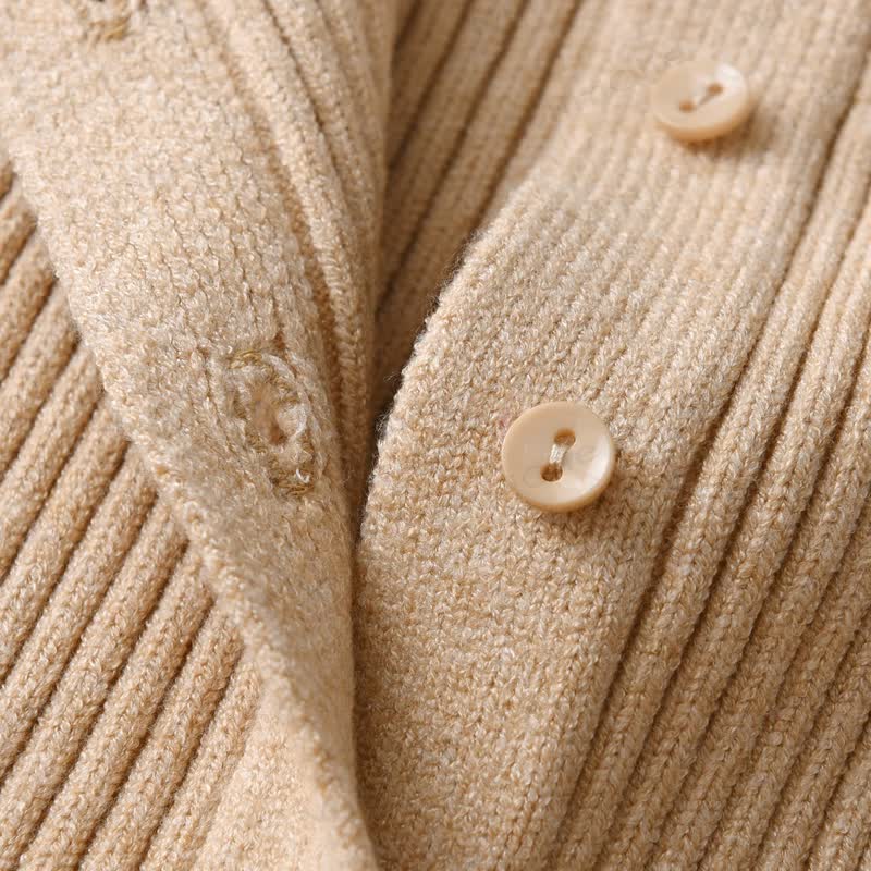 Baby Striped Knitted Solid Color Romper - image 4