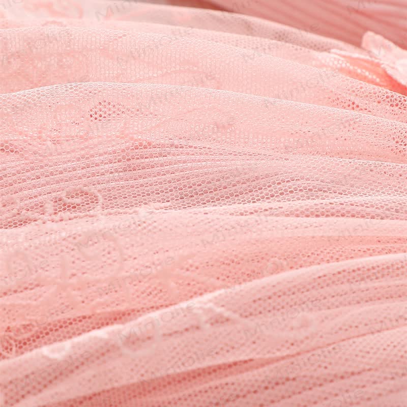 Baby Girl Bow Flower Flying Sleeves Lace Romper Dress - image 21