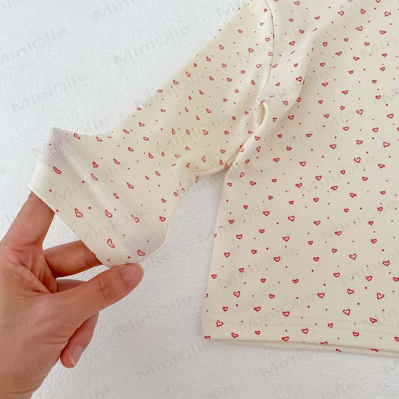 CUTE BUBBLES Baby Toddler Girl Love Overalls/Beige Top - image 14