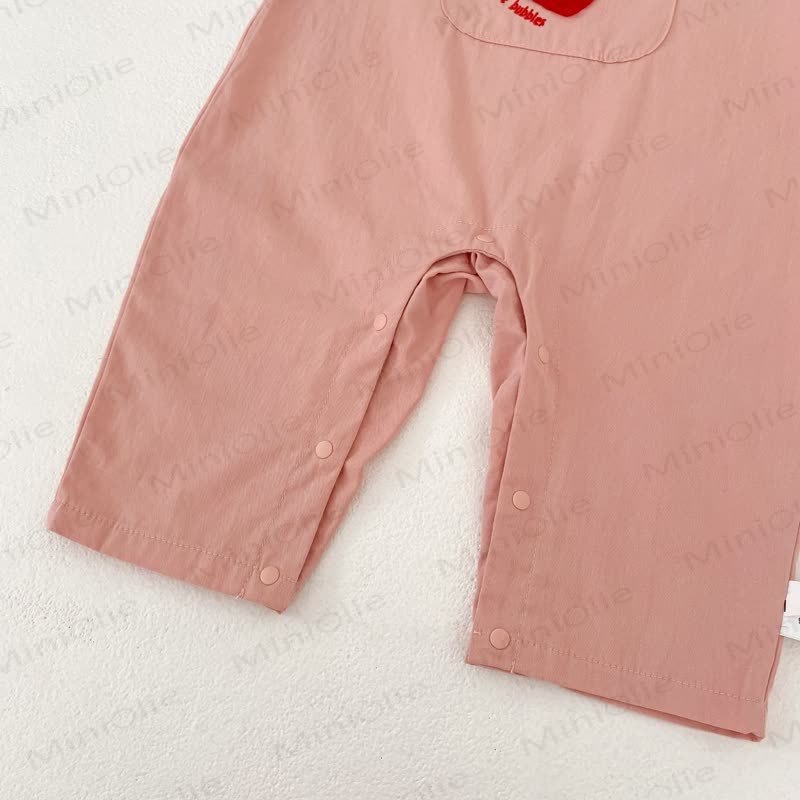 CUTE BUBBLES Baby Toddler Girl Love Overalls/Beige Top - image 11