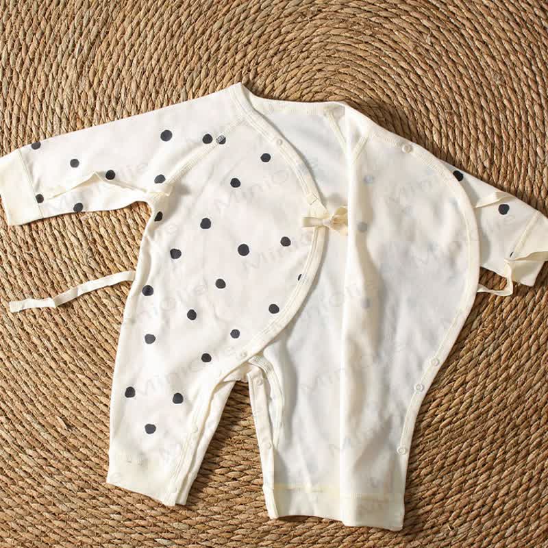 Baby Polka Dot Printed Newborn Romper - image 3