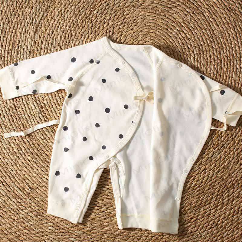 Baby Polka Dot Printed Newborn Romper - image 3
