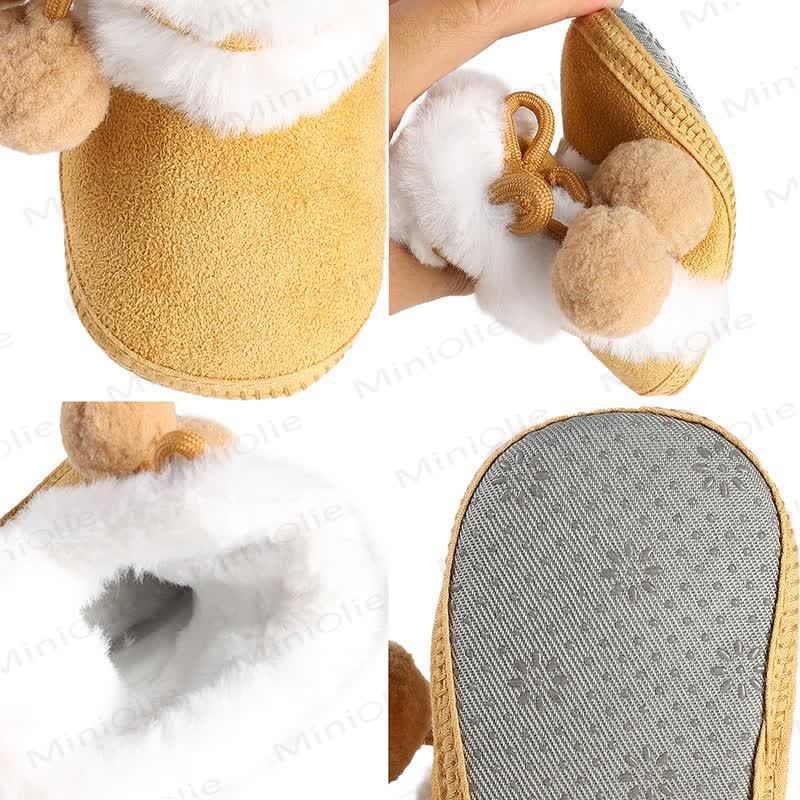 Baby Pompom Fleece Boots - image 8