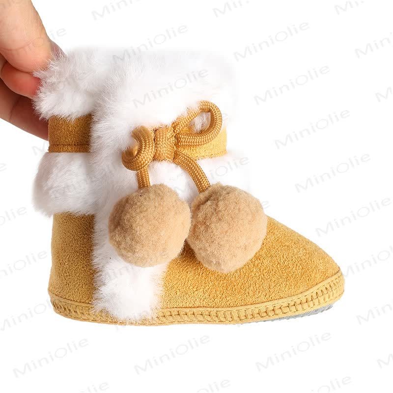 Baby Pompom Fleece Boots - image 28