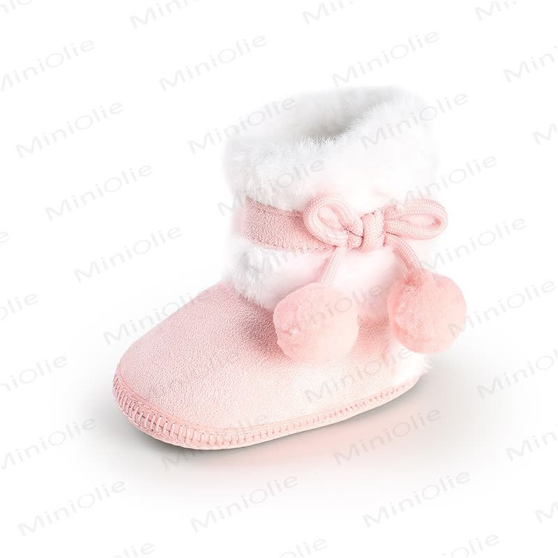 Baby Pompom Fleece Boots - image 18