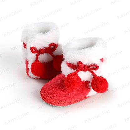 Baby Pompom Fleece Boots - image 10