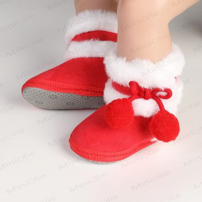 Baby Pompom Fleece Boots - image 13