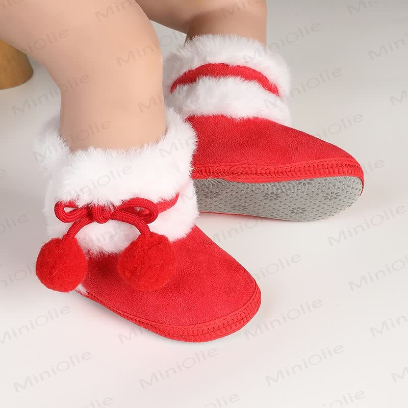 Baby Pompom Fleece Boots - image 15