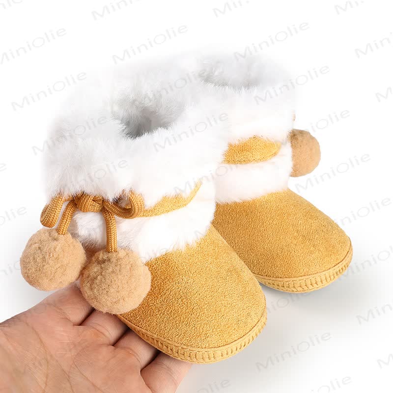 Baby Pompom Fleece Boots - image 31